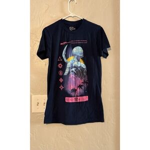 DC Comics Beetle Super Hero Men's Short Sleeve Navy T-Shirt Sz Small